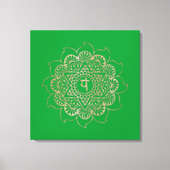 The Chakras Anahata - Wrapped Canvas (Front)