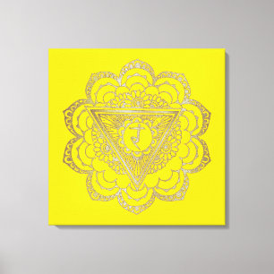 The Chakras Manipura - Wrapped Canvas
