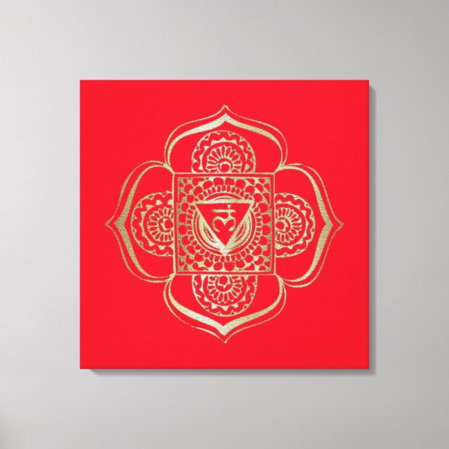 The Chakras Muladhara - Wrapped Canvas (Front)