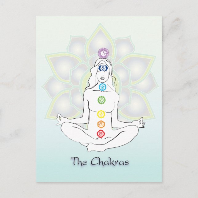 The Chakras Postcard (Front)
