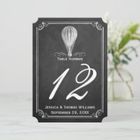 The Chalkboard Hot Air Balloon Wedding Collection