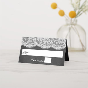 The Chalkboard & Lace Wedding Collection Place Card