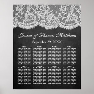 The Chalkboard & Lace Wedding Collection Poster