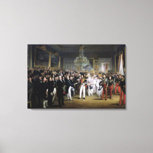 The Chamber of Deputies at the Palais Royal Canvas Print