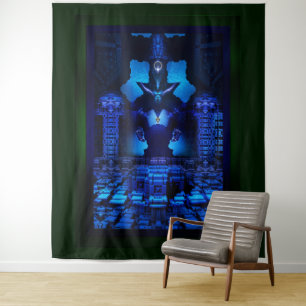 The Chamber Of Talidos by Xzendor7 Tapestry