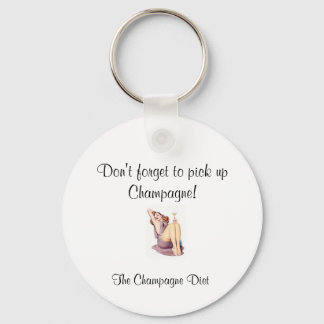 The Champagne Diet Key Ring
