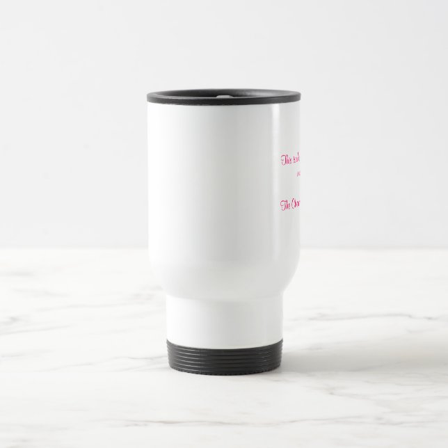 The Champagne Diet Travel Mug (Center)