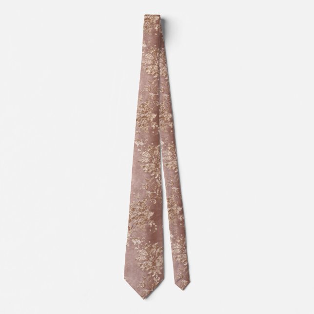The Champagne Velvet  Series Design 4  Tie (Front)