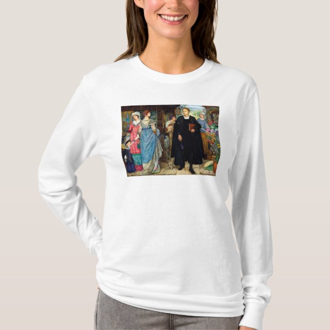 The Chance Meeting c. 1907 By Kate Elizabeth Bunce T-Shirt (Front)