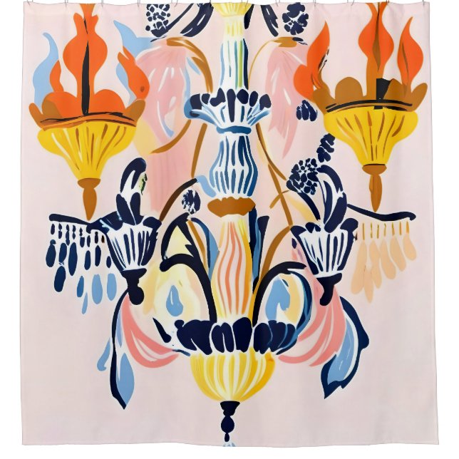 The Chandelier Shower Curtain (Front)