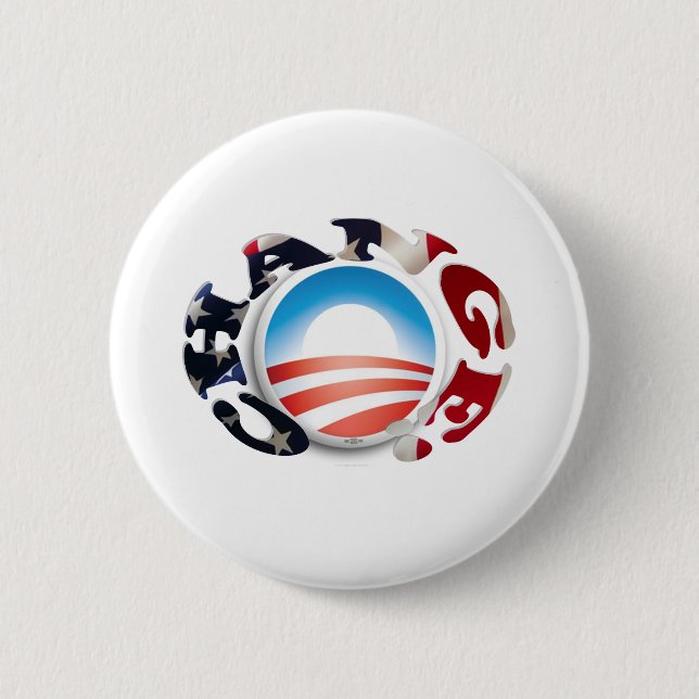 The Change We Need 6 Cm Round Badge (Front)