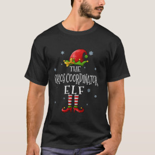 The Chaos Coordinator Elf Squad Funny Matching Chr T-Shirt