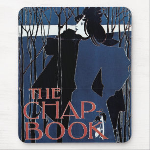 The Chap-Book ~ Blue Lady Mouse Pad