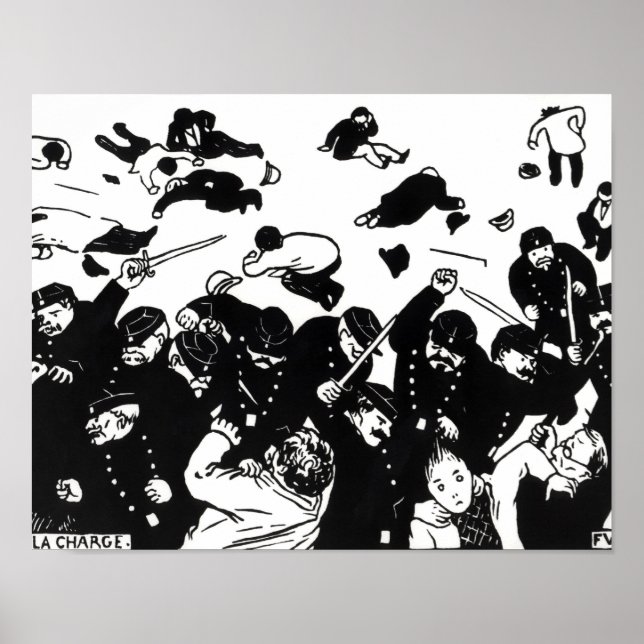 The Charge, 1893 Poster (Front)