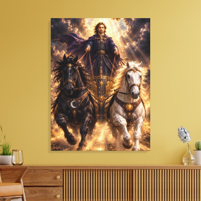 The Chariot Canvas Print (Insitu(LivingRoom))