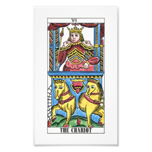 The Chariot Tarot Card Photo Print