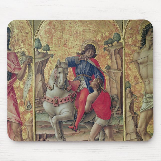 The Charity of St. Martin Mouse Pad (Front)