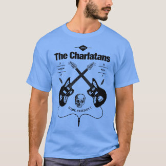 The Charlatans Guitar Vintage Logo T-Shirt