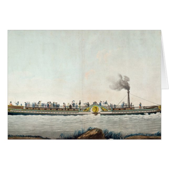 The Charles-Philippe, the first steamboat (Front Horizontal)