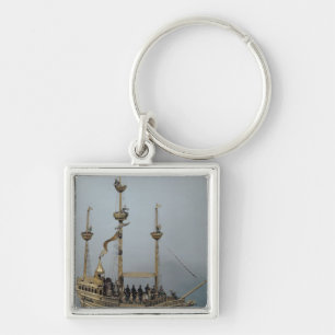 The Charles V automatic clock Key Ring