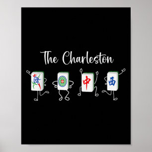 The Charleston Mahjong, Funny Mahjong Dance  Poster
