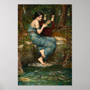 The Charmer by John William Waterhouse Poster
