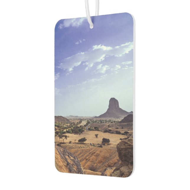 The charming beauty of desert nature under a blue  car air freshener (Left)