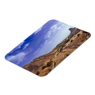 The charming beauty of desert nature under a blue magnet