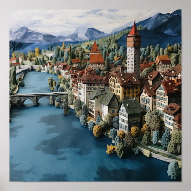 The Charming City of Luzern #4 Poster (Front)