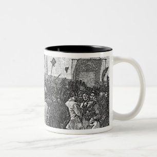 The Chartist Demonstration on Kennington Two-Tone Coffee Mug