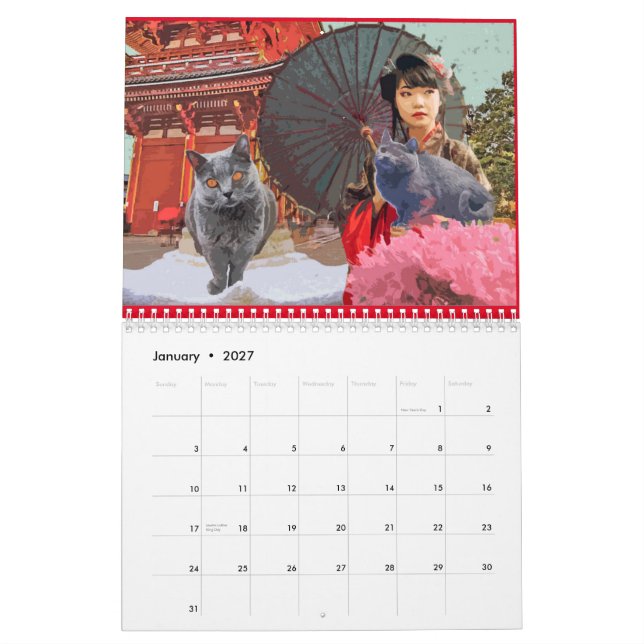 The Chartreux Calendar  (Jan 2027)