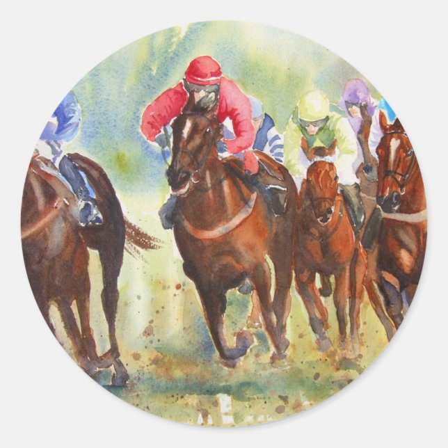 The Chase Classic Round Sticker (Front)