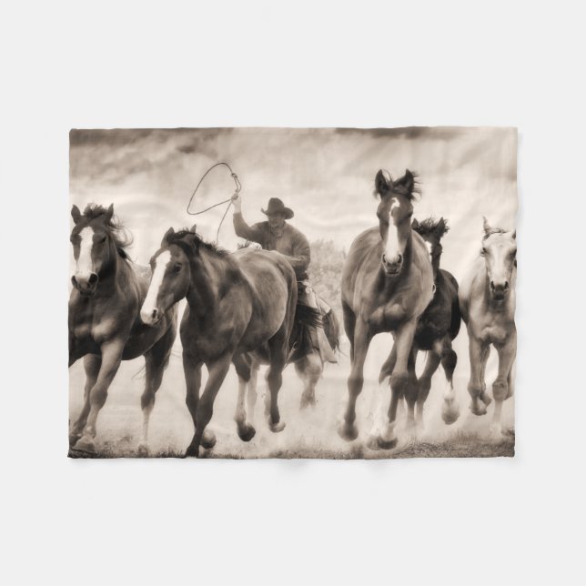 The Chase I Fleece Blanket (Front (Horizontal))