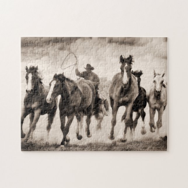 The Chase I Jigsaw Puzzle (Horizontal)