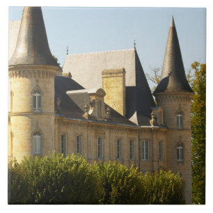 The Chateau Baron Pichon Longueville in Tile