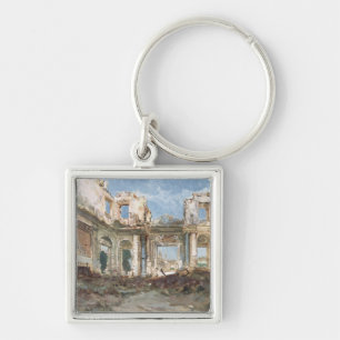 The Chateau de Saint-Cloud after the Fire Key Ring