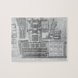 The Chateau, gardens and part of the park at Verne Jigsaw Puzzle