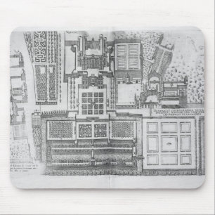 The Chateau, gardens and part of the park at Verne Mouse Pad