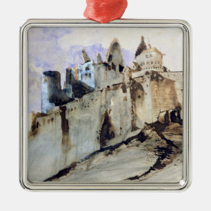 The Chateau of Vianden, 1871 Metal Tree Decoration