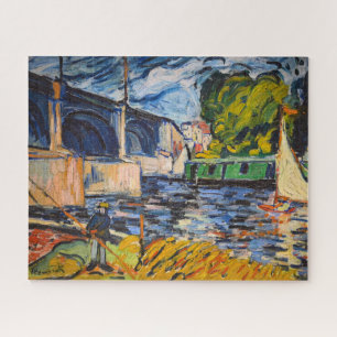 The Chatou Bridge Maurice de Vlaminck Jigsaw Puzzle