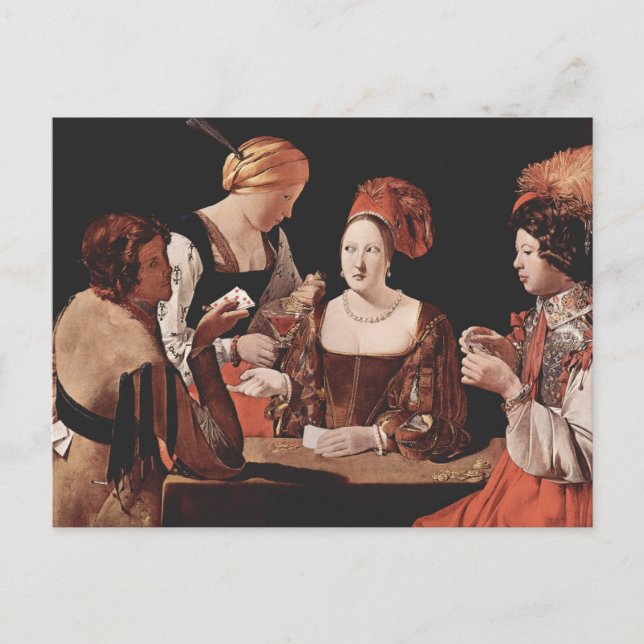 The Cheat (with the Ace of Diamonds) - 1635 Postcard (Front)