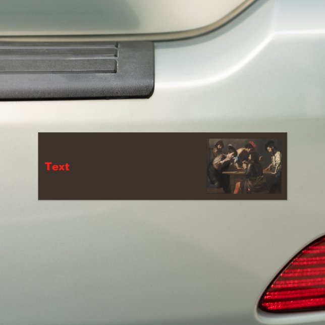 The Cheats, Mercenary Soldiers Playing Cards Bumper Sticker (On Car)