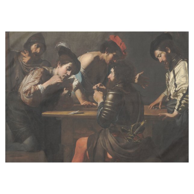 The Cheats, Mercenary Soldiers Playing Cards Tablecloth (Front (Horizontal))