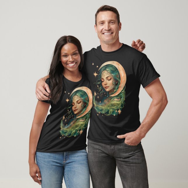 The Cheerful Moon | Radiant Celestial Art for Tee (Unisex)