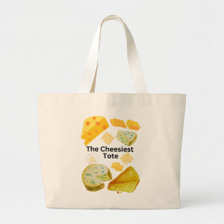 The Cheesiest  Large Tote Bag