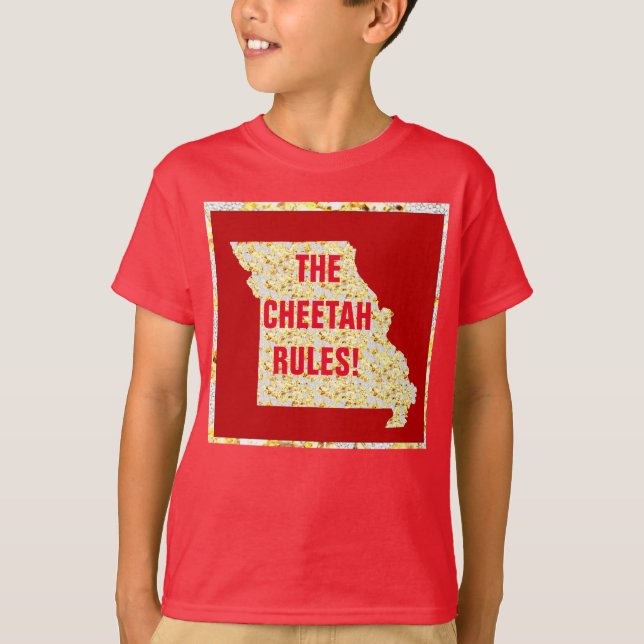 THE CHEETAH RULES! T-Shirt (Front)
