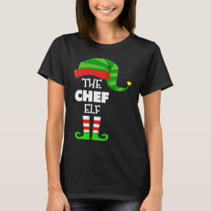 The CHEF ELF Group Matching Family Christmas PJS T-Shirt
