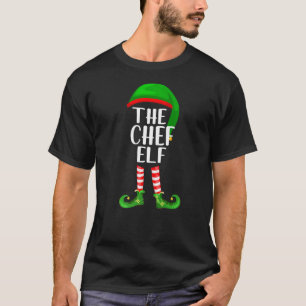 The Chef Elf Matching Family Christmas T-Shirt