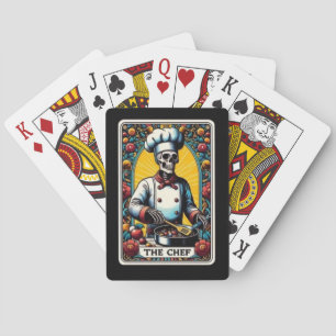 The Chef Skeleton Tarot Poker Cards