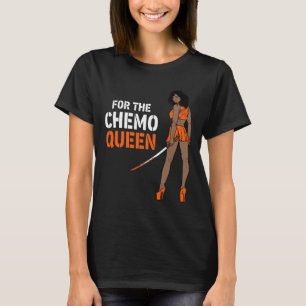 The Chemo Queen Leukaemia Awareness Melanin Warrio T-Shirt
